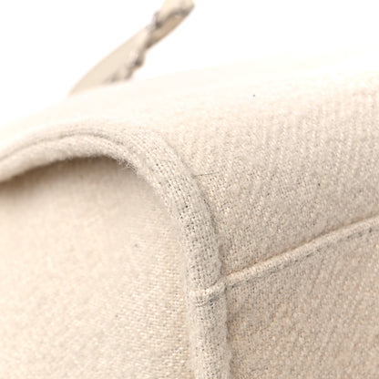 Chanel Wool Deauville Medium Tote Beige 9 of 11