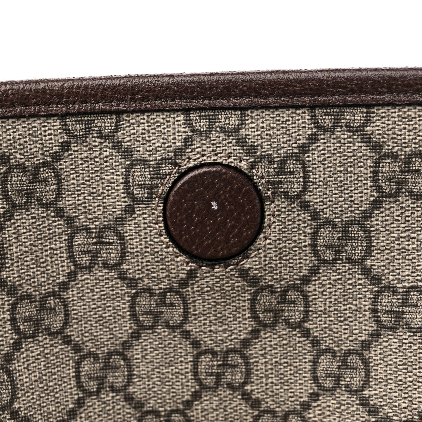 GG Supreme Monogram Neo Vintage Web Belt Bag Brown