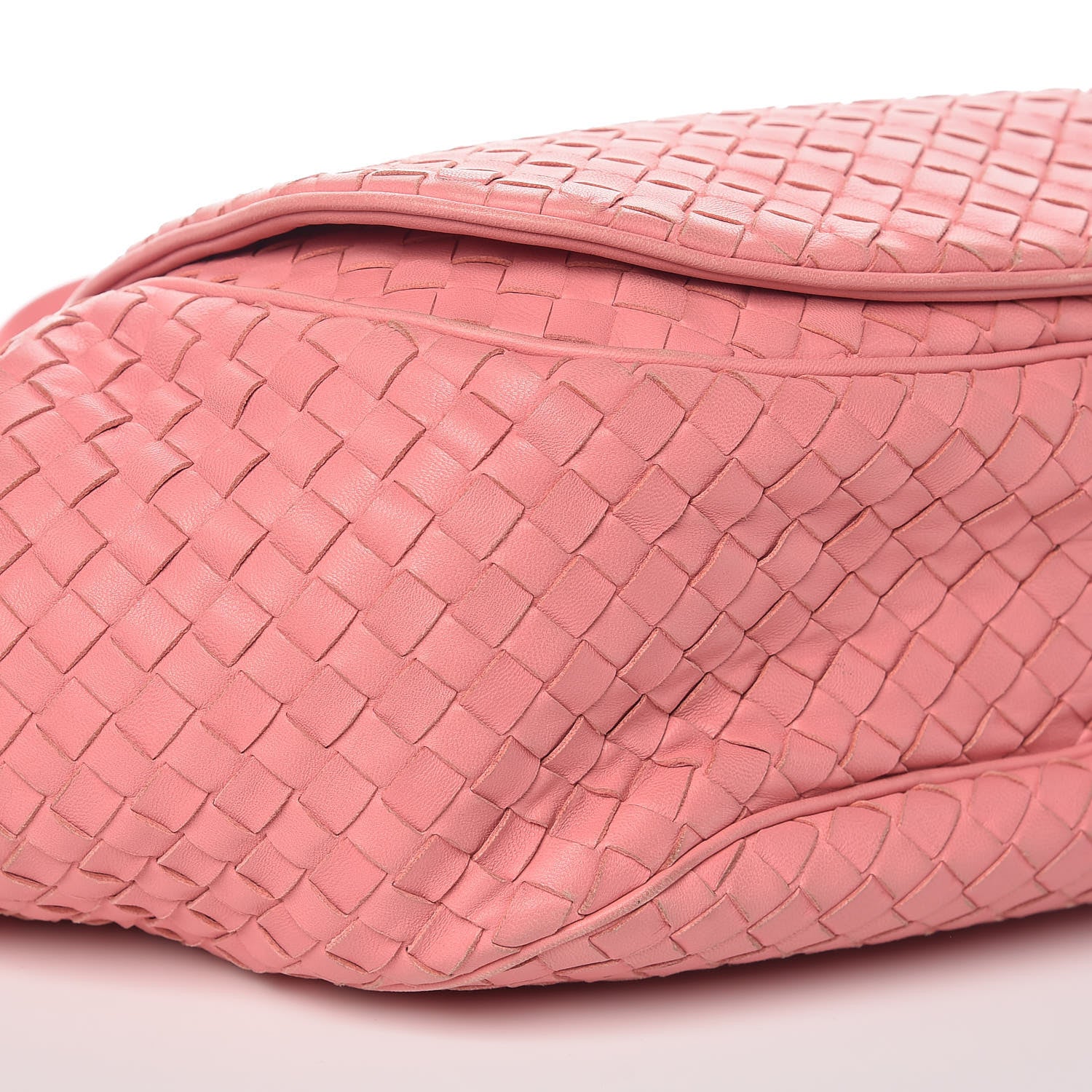 Bottega Veneta Nappa Intrecciato Messenger Bag Petal Pink 12 of 13