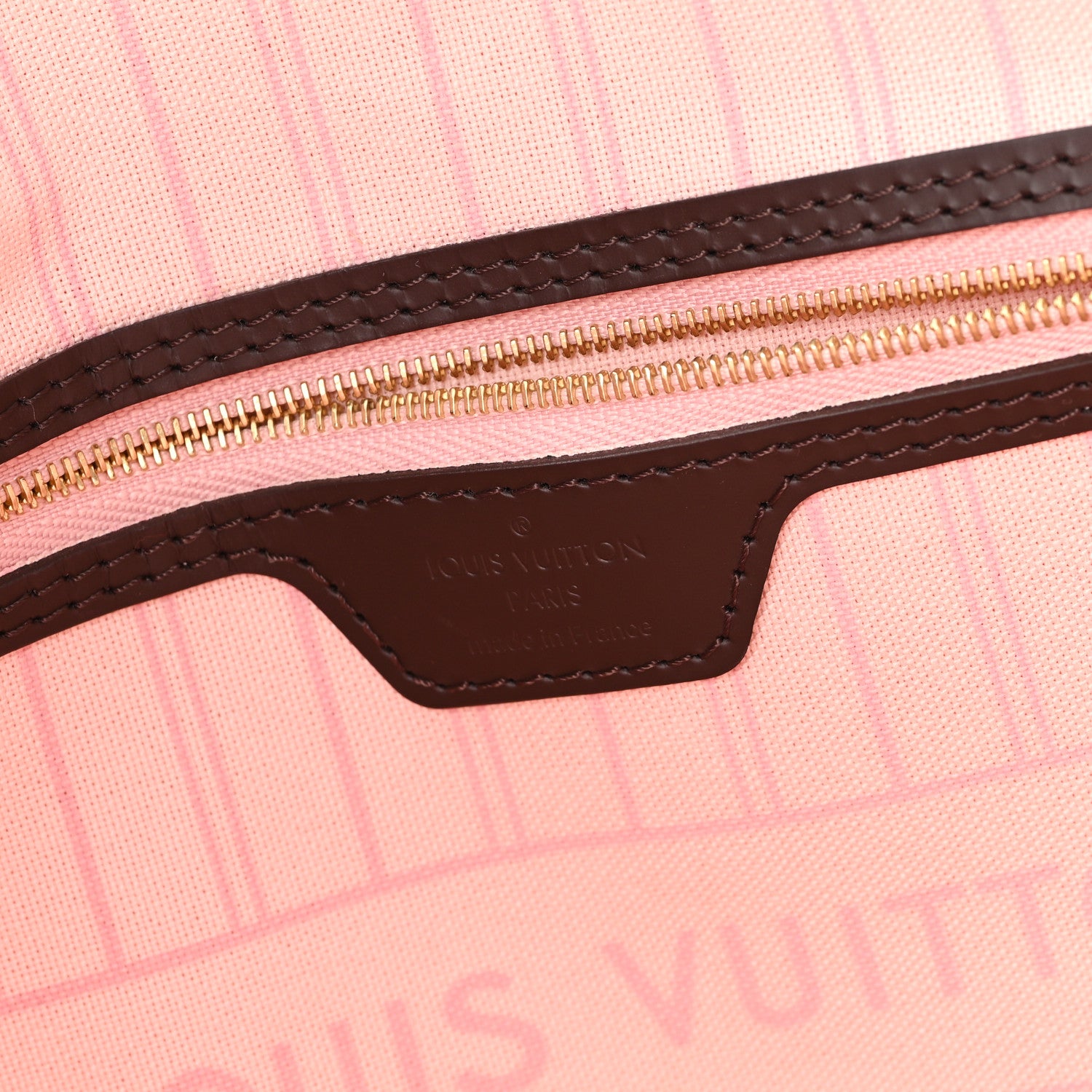 Louis Vuitton Damier Ebene Neo Neverfull MM Rose Ballerine 7 of 13