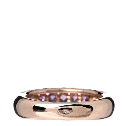 Cartier 18K Pink Gold Diamond Ruby 6mm Etincelle Ring 50 5.5 4 of 5