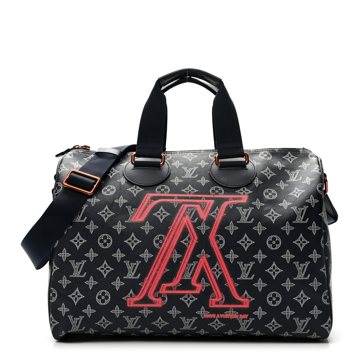 Louis Vuitton Monogram Upside Down Speedy Bandouliere 40 1 of 8