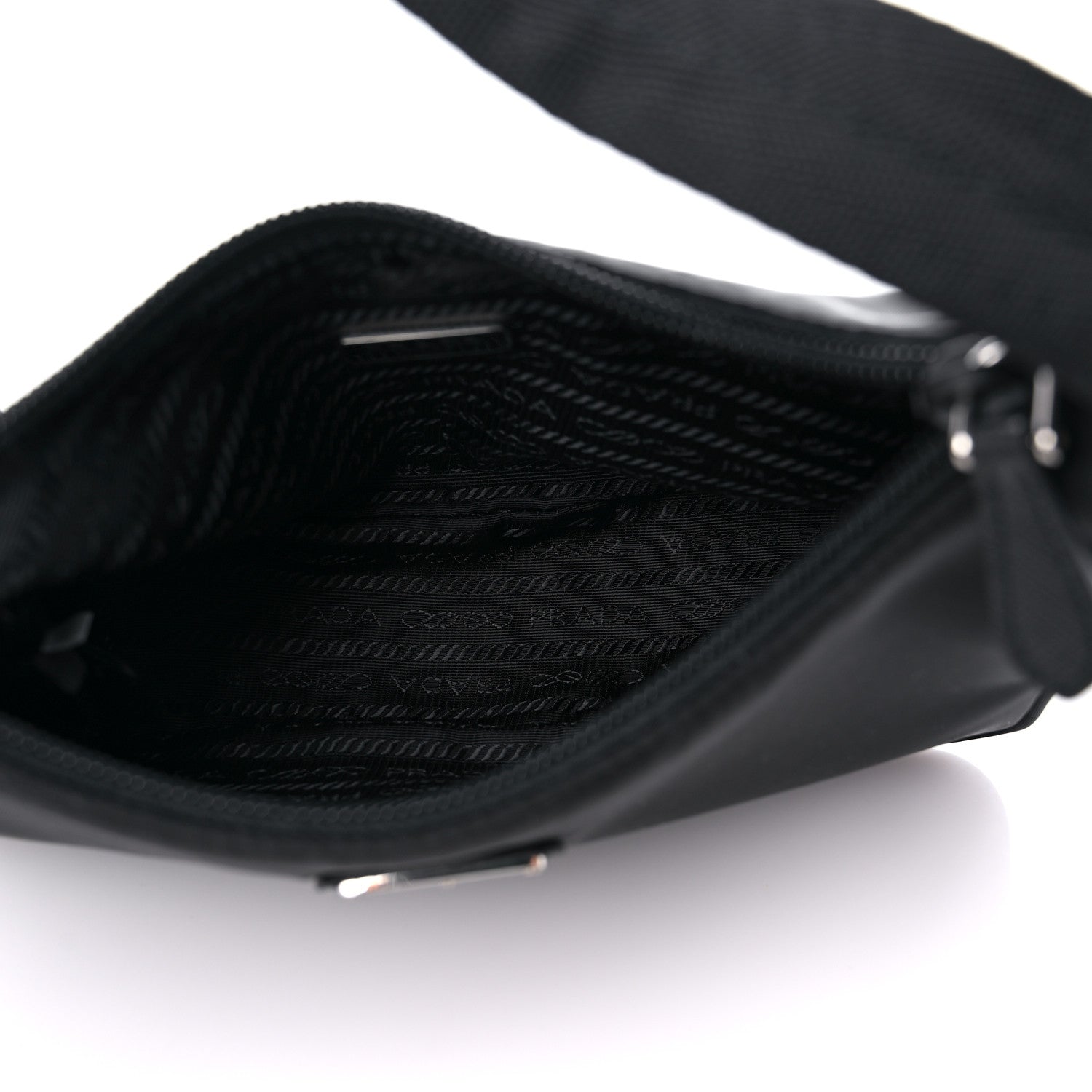 Prada Tessuto Nylon Mini Re-Edition 2000 Bag Black 5 of 8