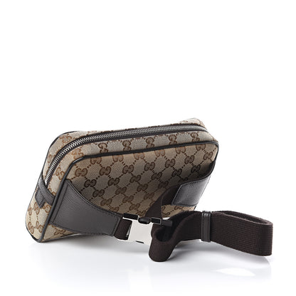 Gucci Monogram Belt Bag Dark Brown 2 of 8