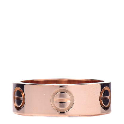 Cartier 18K Pink Gold 5.5mm LOVE Ring 48 4.5 1 of 5