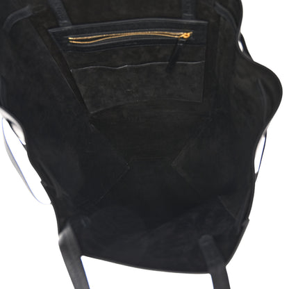 Celine Soft Grained Calfskin Medium Belt Cabas Phantom Black 5 of 11