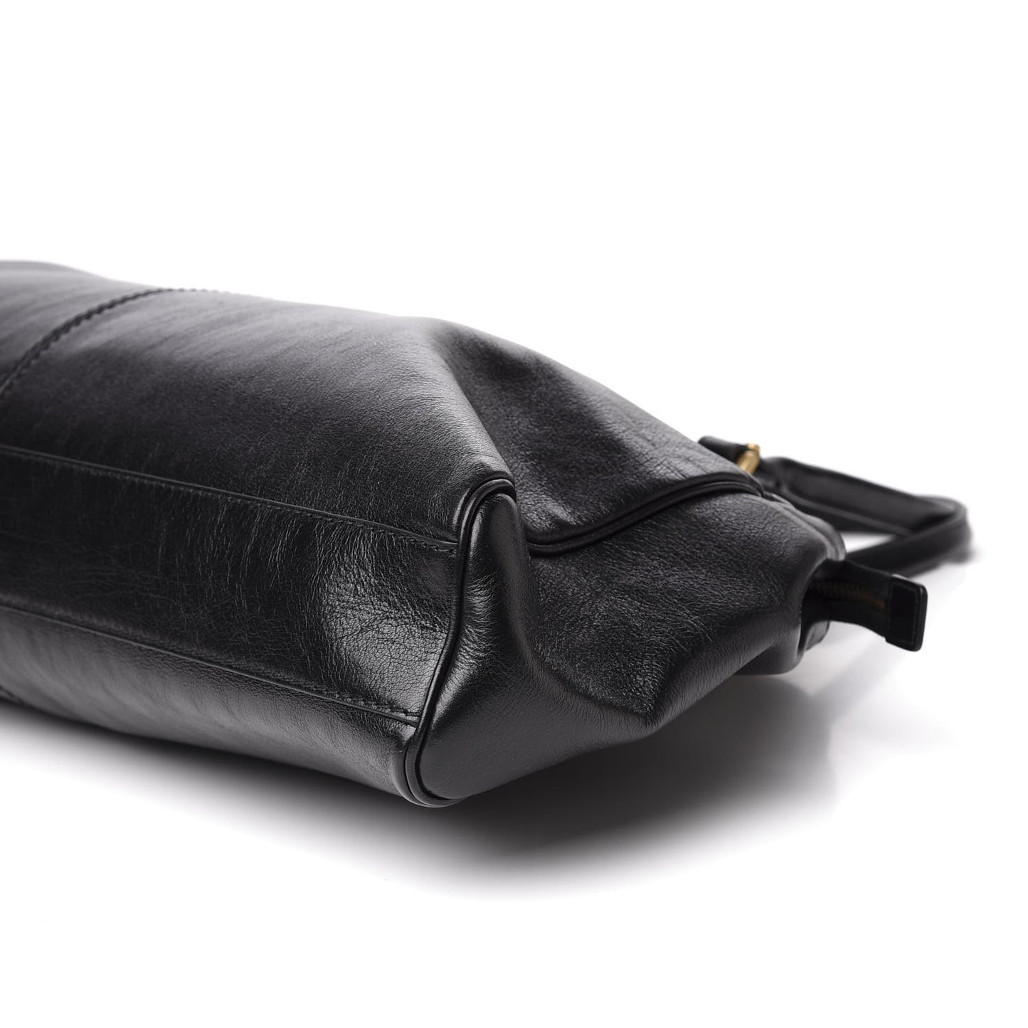 Calfskin Large Re(Belle) Top Handle Bag Black