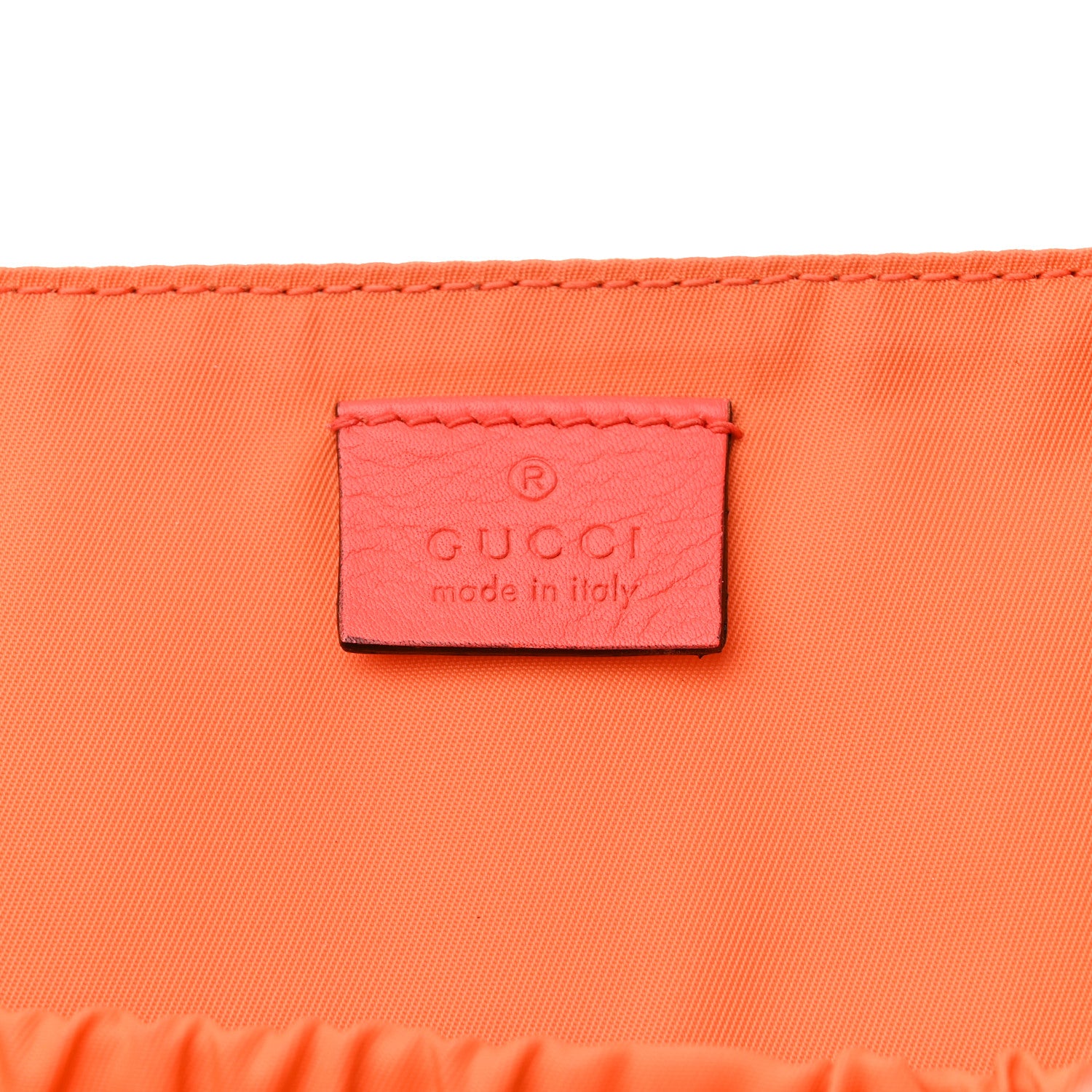 Gucci GG Supreme Monogram Space Cats Diaper Bag Orange 6 of 10