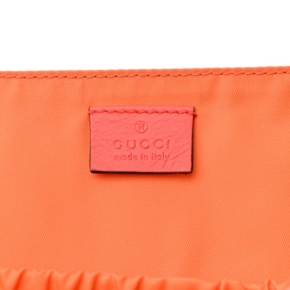 Gucci GG Supreme Monogram Space Cats Diaper Bag Orange 6 of 10