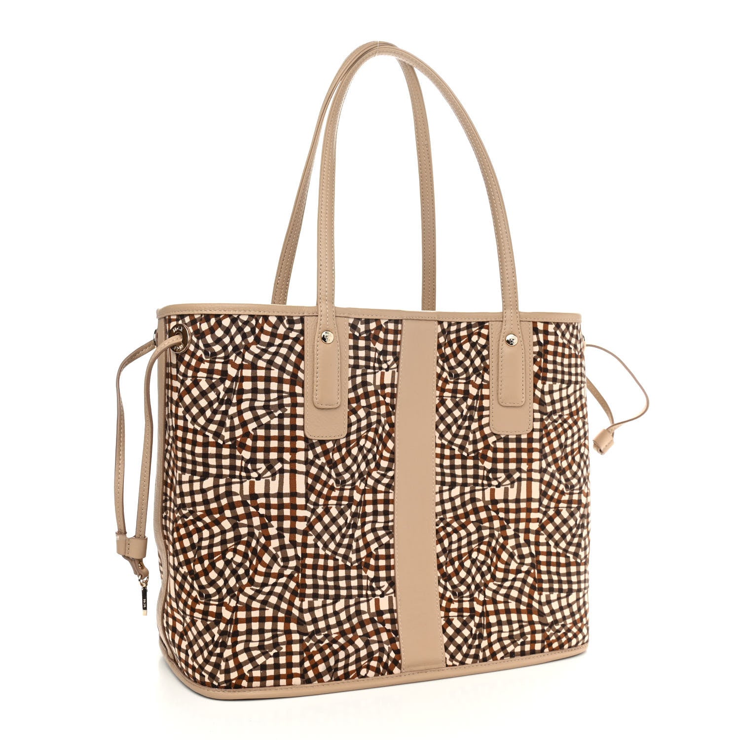 MCM Visetos Medium Liz Reversible Shopper Tote Beige 6 of 17