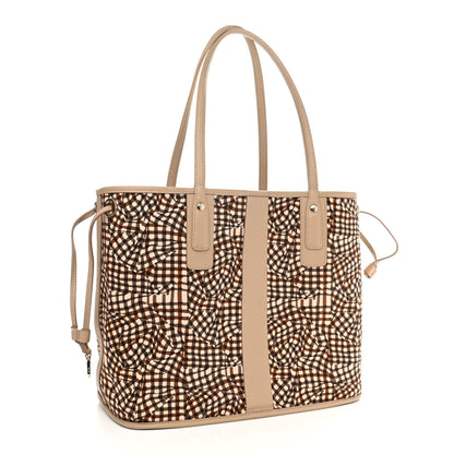 MCM Visetos Medium Liz Reversible Shopper Tote Beige 6 of 17