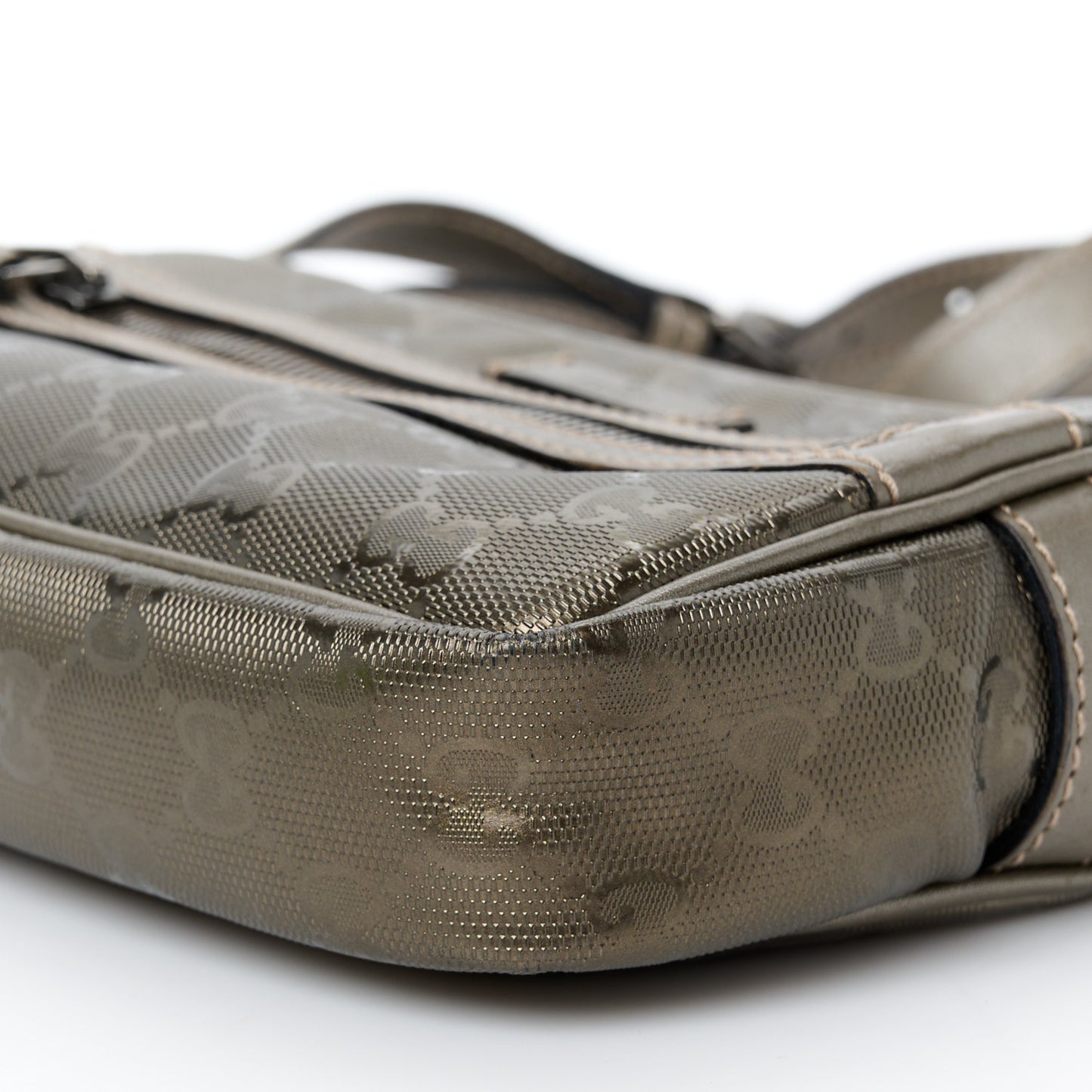 Imprime Monogram Small Shoulder Bag Silver