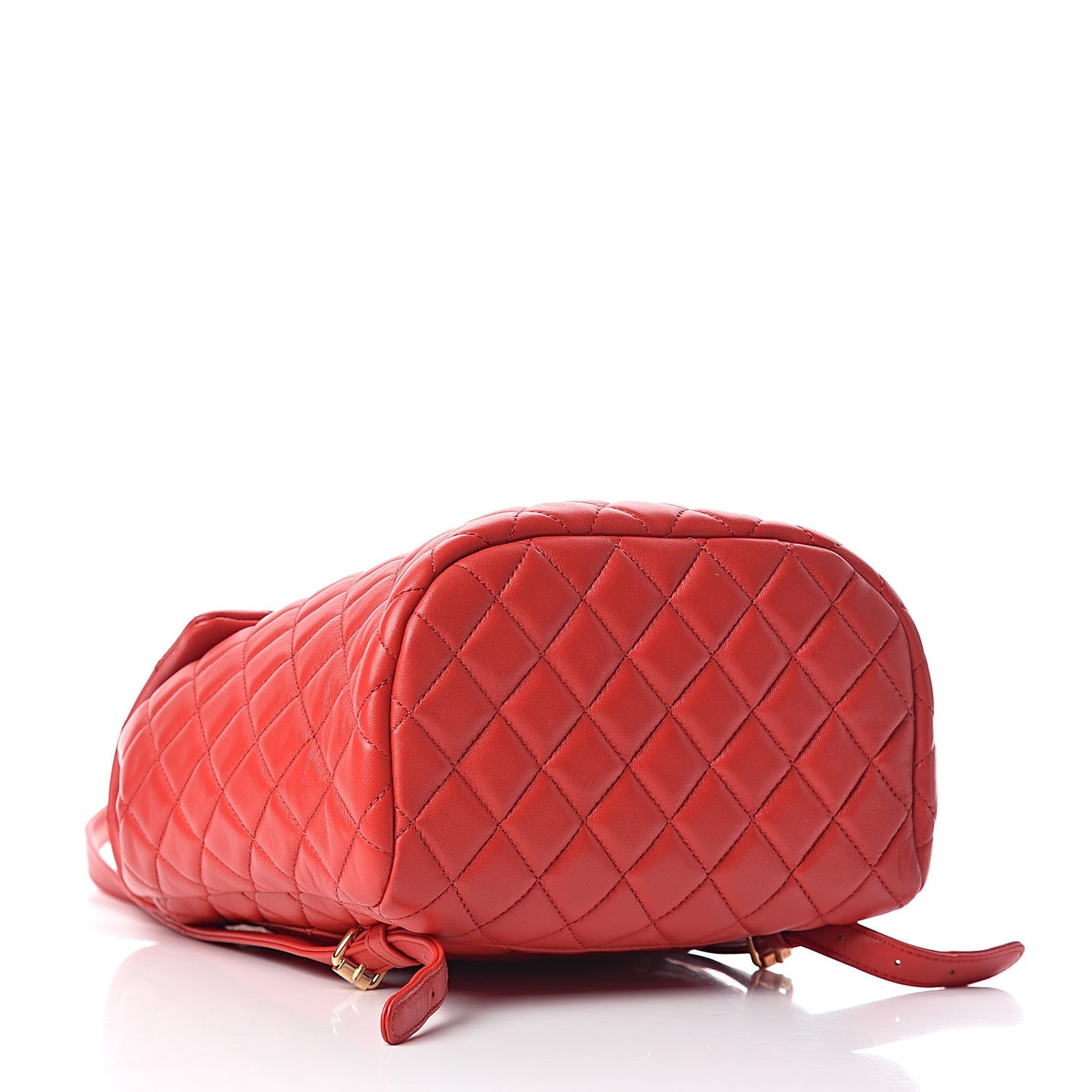 Lambskin Quilted Small Urban Spirit Backpack Red