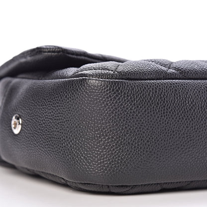 Chanel Caviar Quilted Jumbo Easy Flap Black 5 of 10
