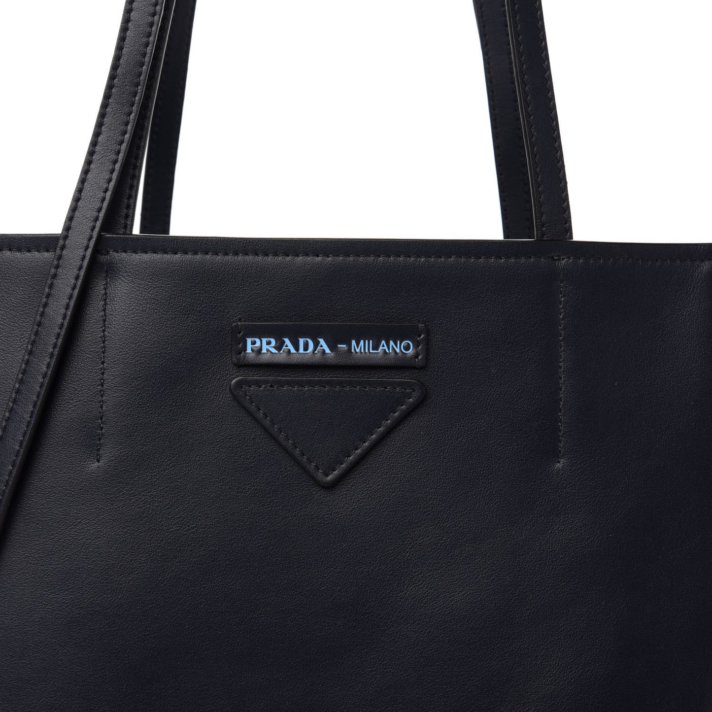 Calfskin Concept Shopper Tote Black Astrale