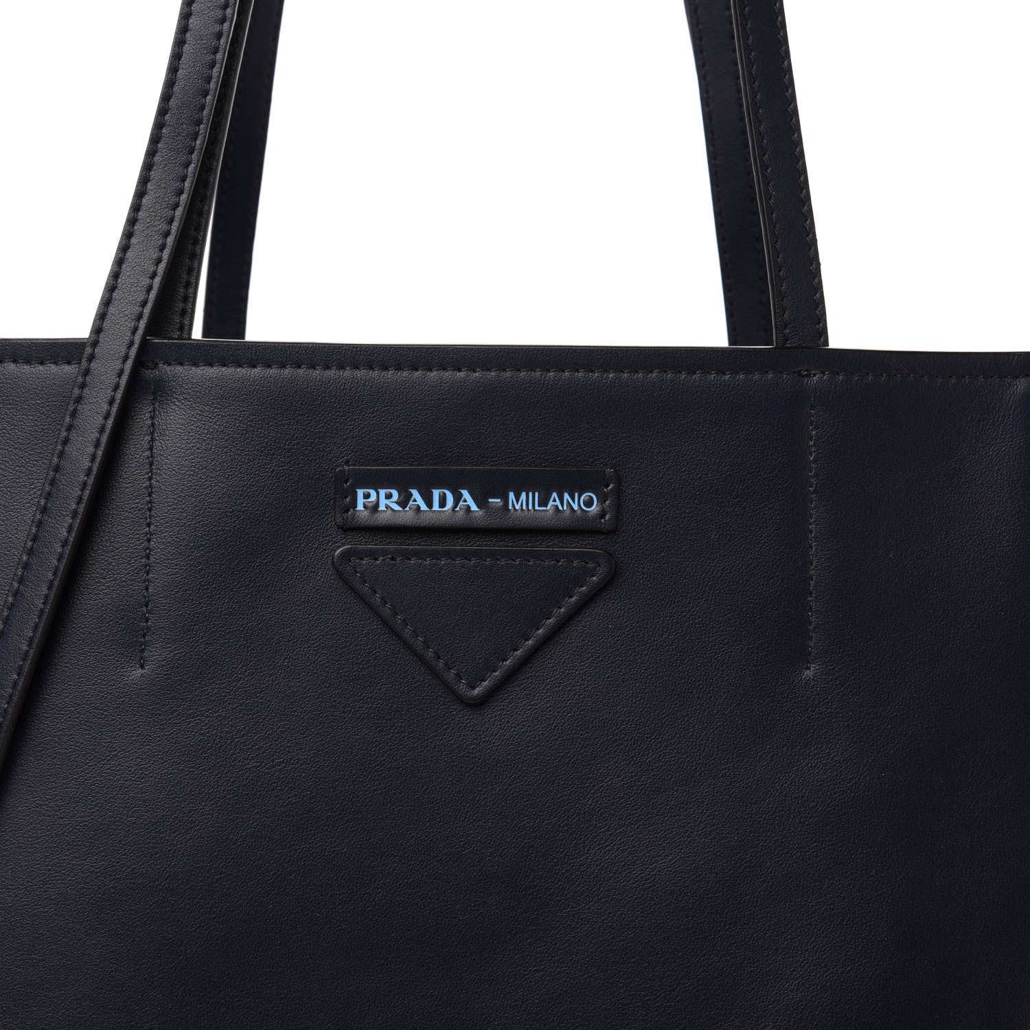 Prada Calfskin Concept Shopper Tote Black Astrale 12 of 12