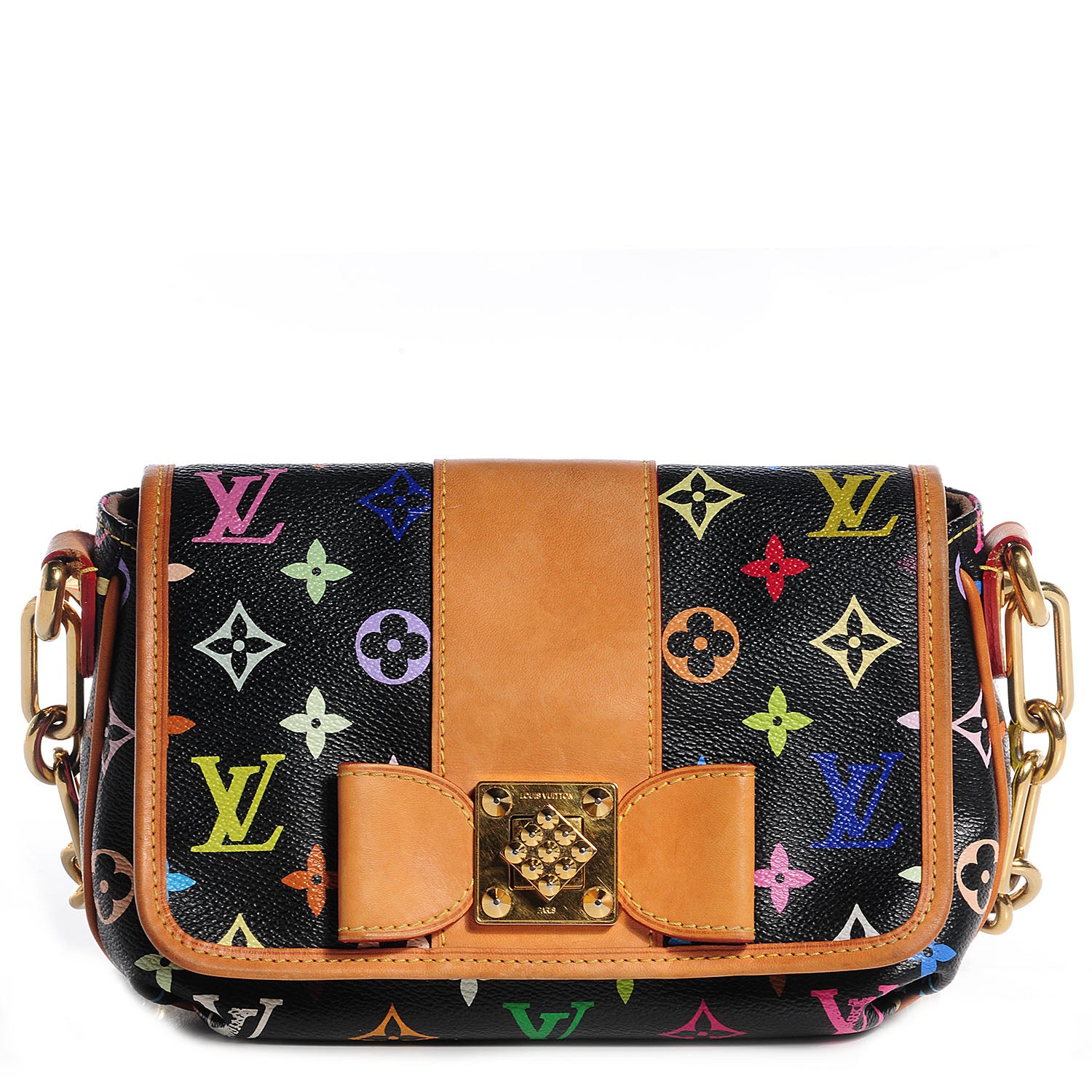 Louis Vuitton Monogram Multicolor Patti Black 1 of 12
