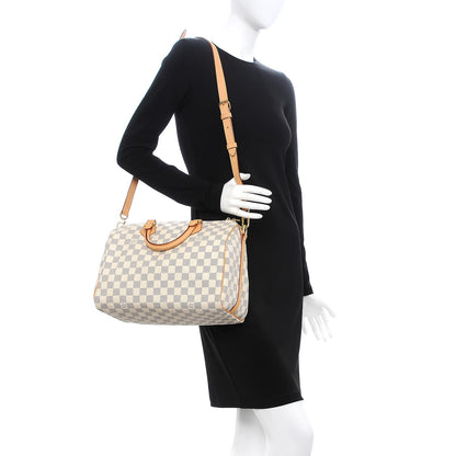 Louis Vuitton Damier Azur Speedy Bandouliere 30 2 of 9