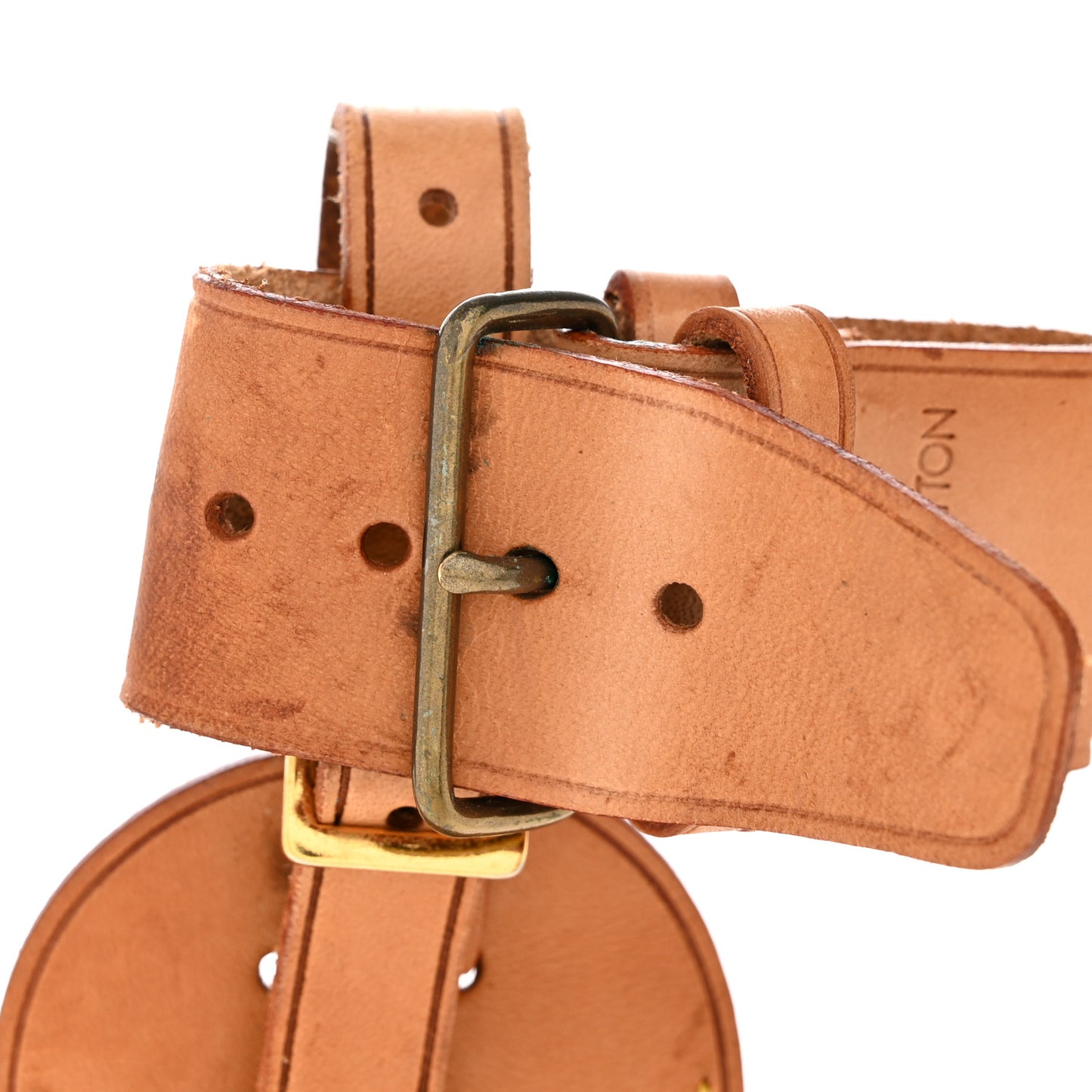 Vachetta Luggage Tag and Loop Set