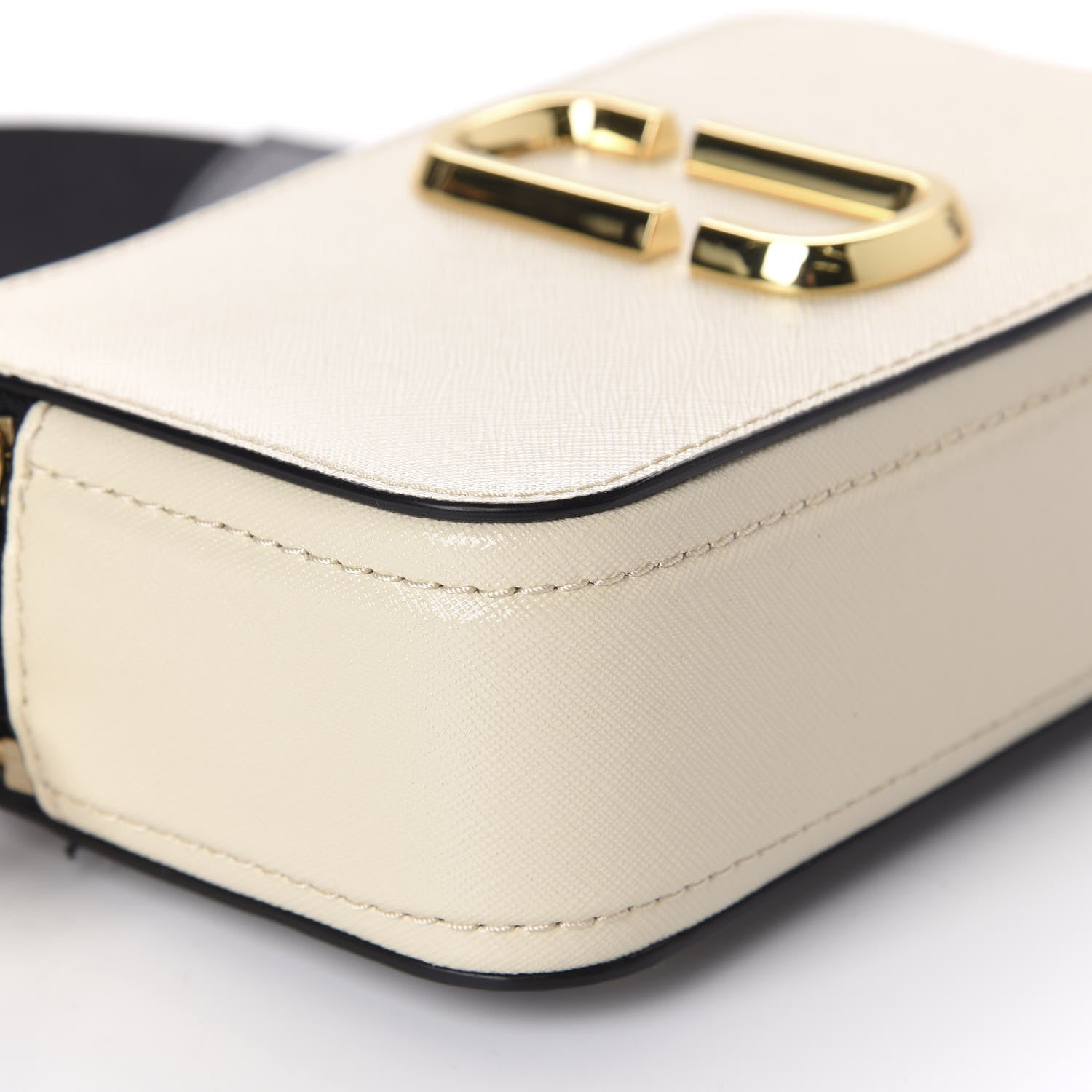 Marc Jacobs Saffiano Small Snapshot Camera Bag Cloud White Multicolor 6 of 13