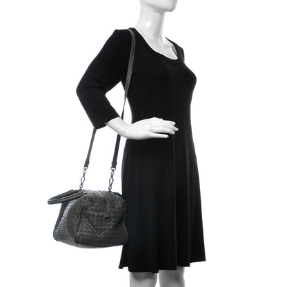 Bottega Veneta Nappa Intrecciato Top Handle Bag Grey 2 of 10