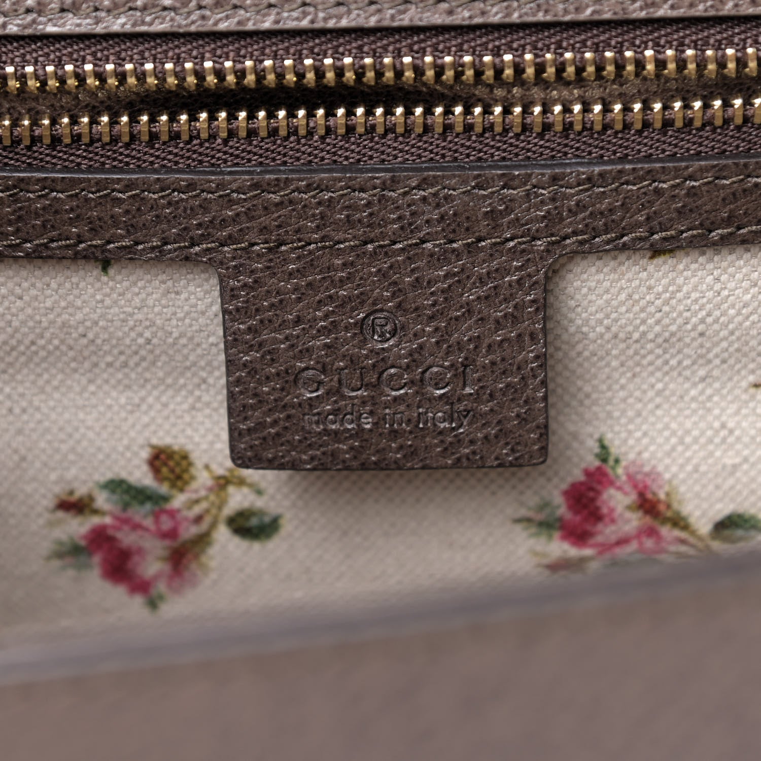 Gucci Calfskin Embroidered Medium Sylvie Top Handle Bag New Acero Multicolor 8 of 9