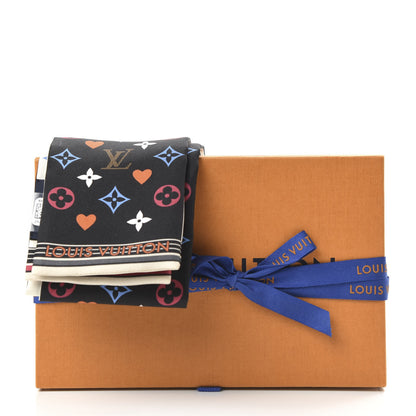 Louis Vuitton Silk Game On Bandeau Black White 5 of 5