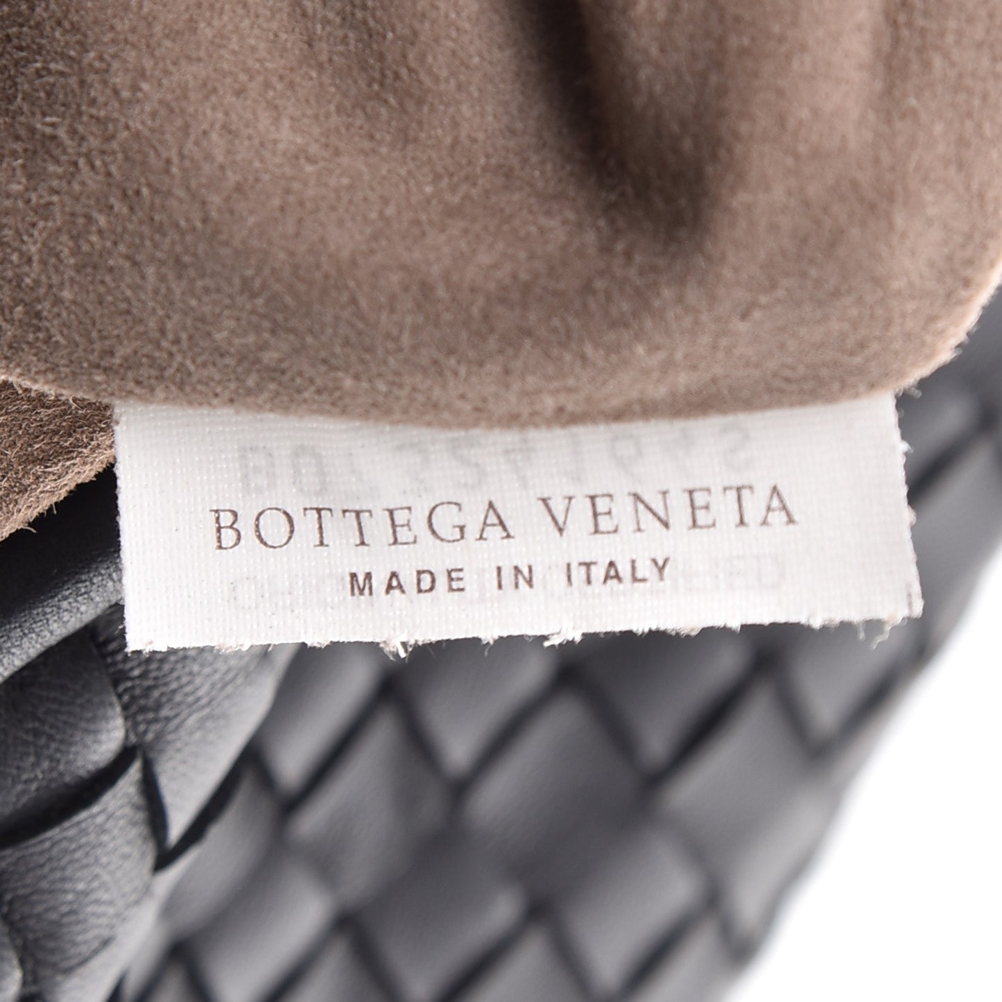 Nappa Intrecciato Medium Veneta Hobo Black