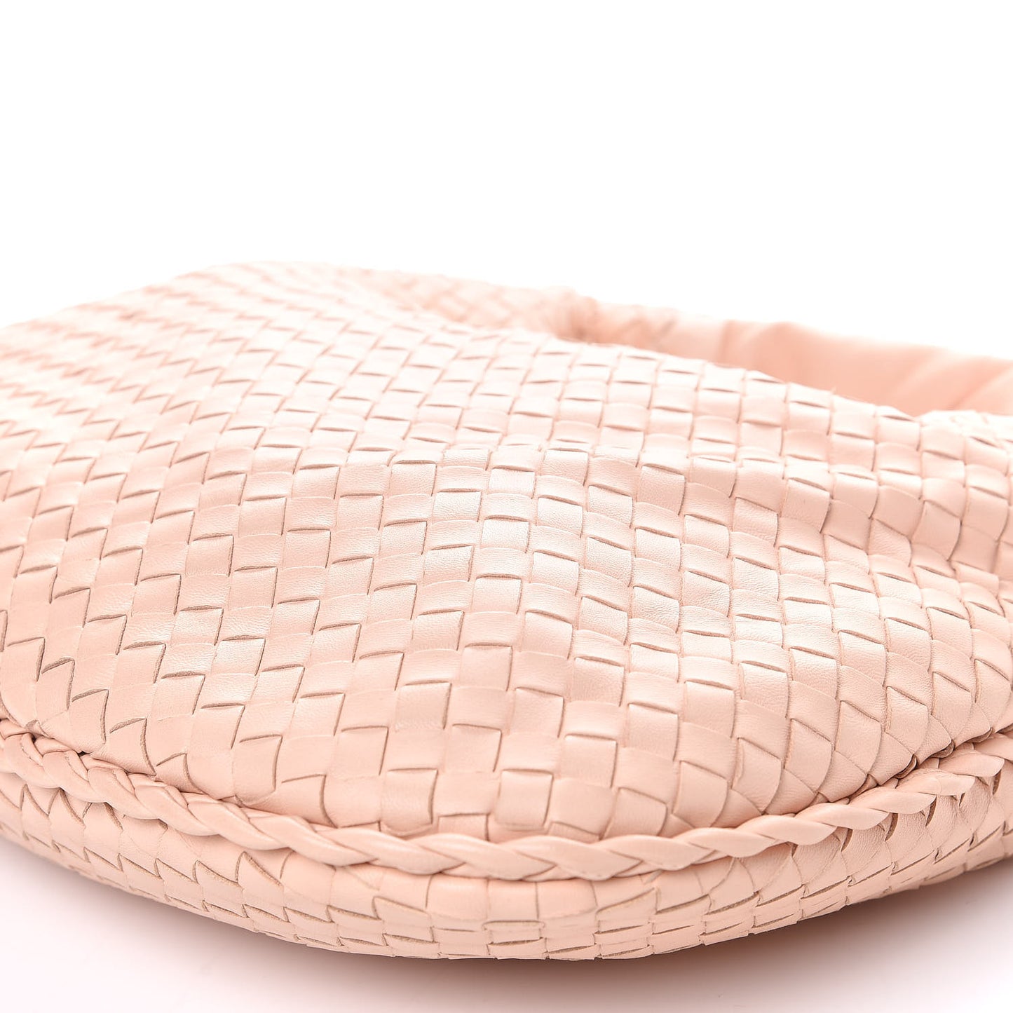 Nappa Intrecciato Medium Veneta Hobo Flamingo