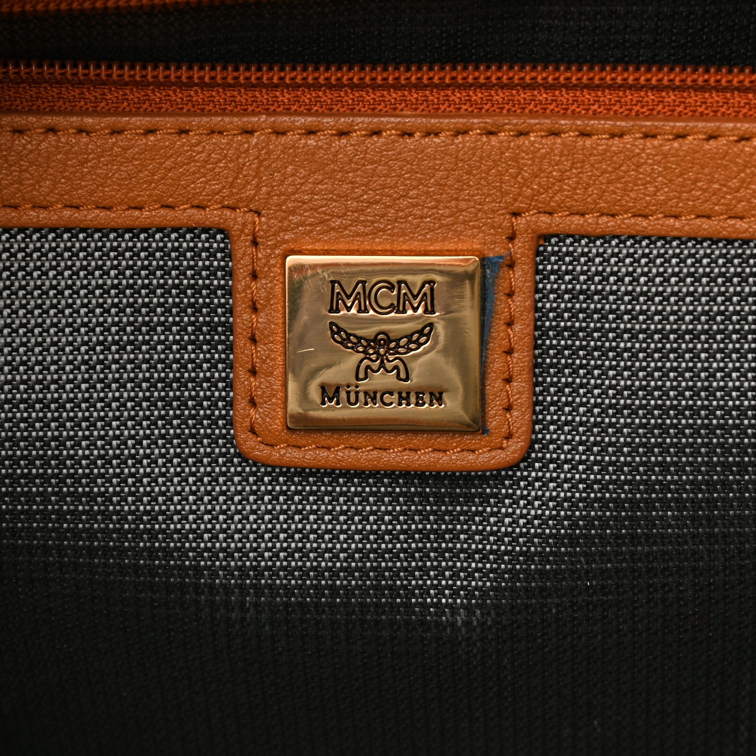 MCM Visetos Large Side Studs Stark Backpack Cognac 11 of 24
