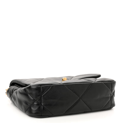 Chanel Lambskin Quilted Medium Chanel 19 Flap Black 4 of 11
