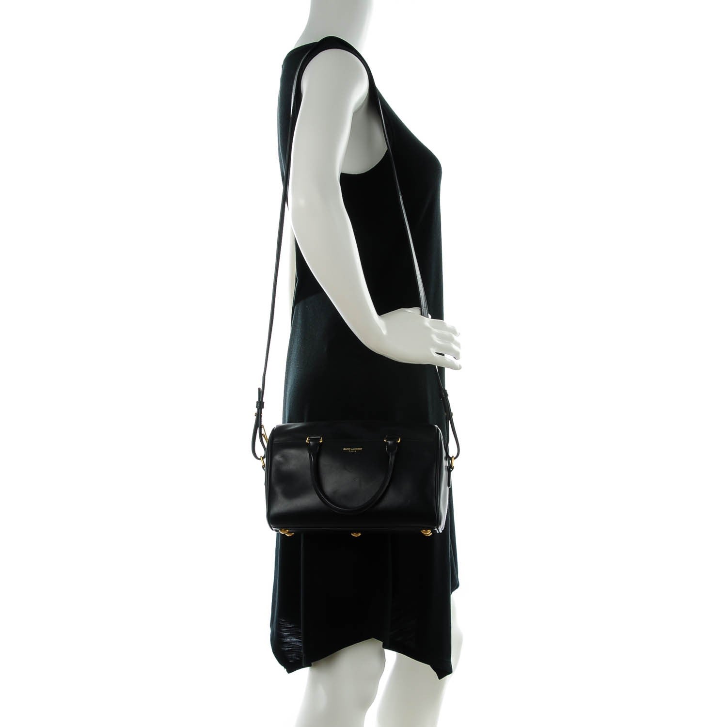 Saint Laurent Calfskin Classic Baby Duffle Black 2 of 7