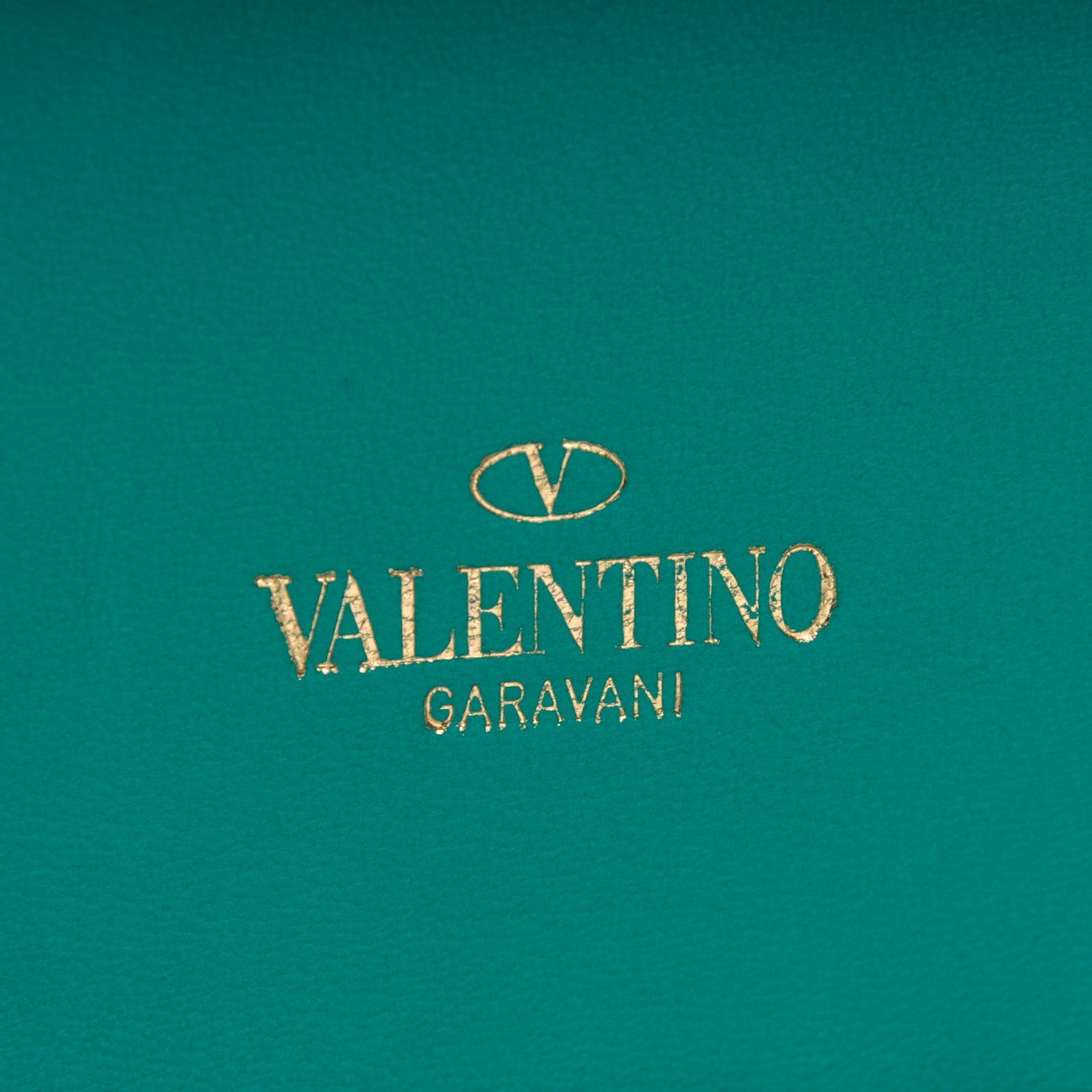 Valentino Garavani Nappa Rockstud Wristlet Clutch Opaline Green 6 of 8