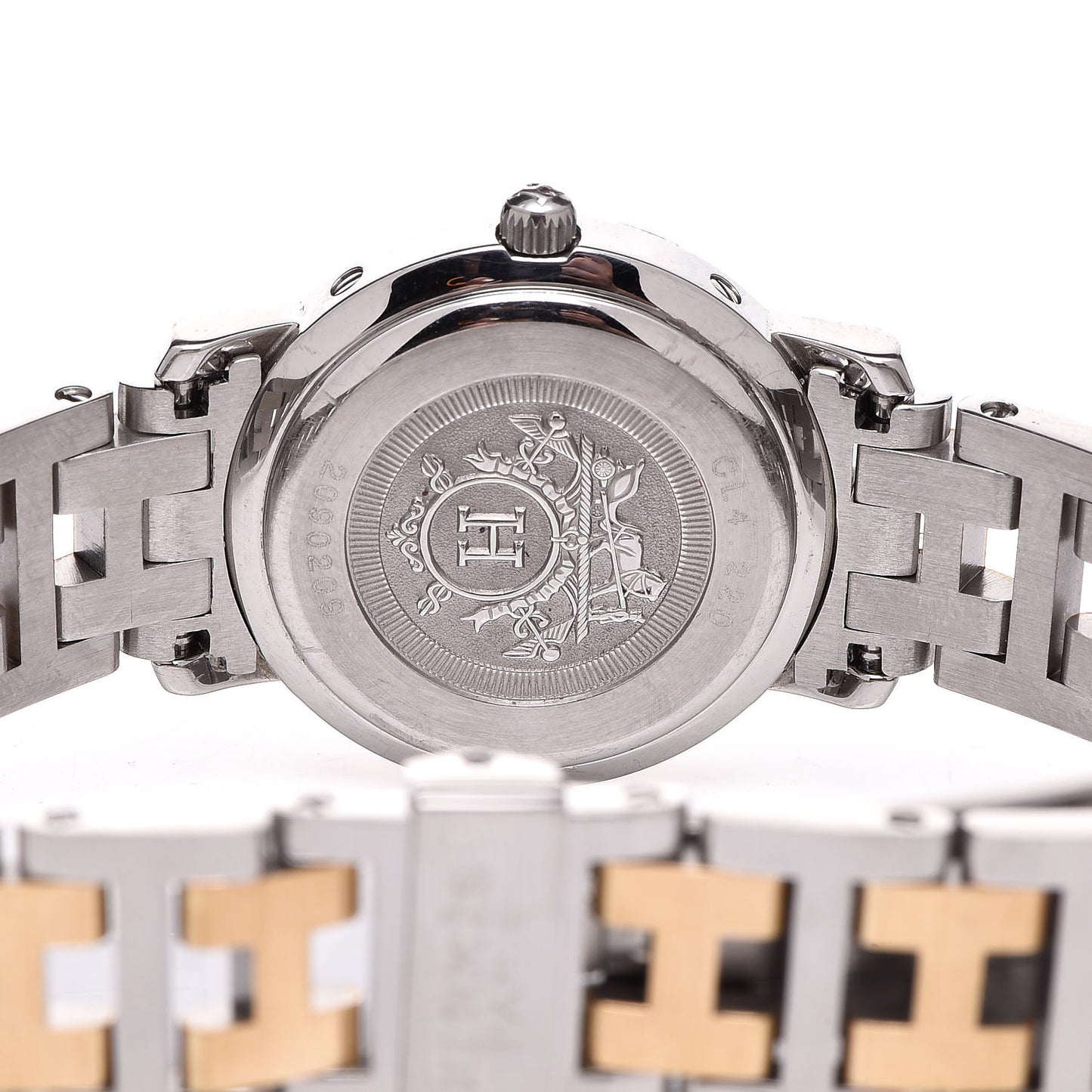 Stainless Steel 24mm Clipper Quartz Watch Gold