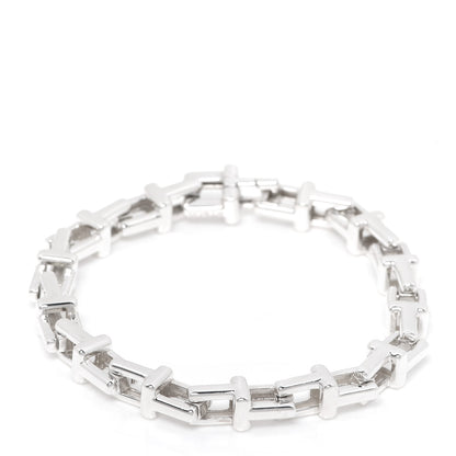 Tiffany Sterling Silver T Chain Bracelet 1 of 5