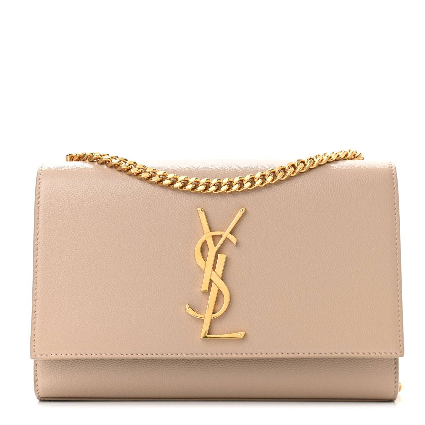 Grain De Poudre Small Monogram Kate Satchel Nude Powder