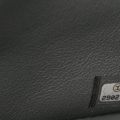 Chanel Caviar Quilted Jumbo Double Flap Grey 7 of 10