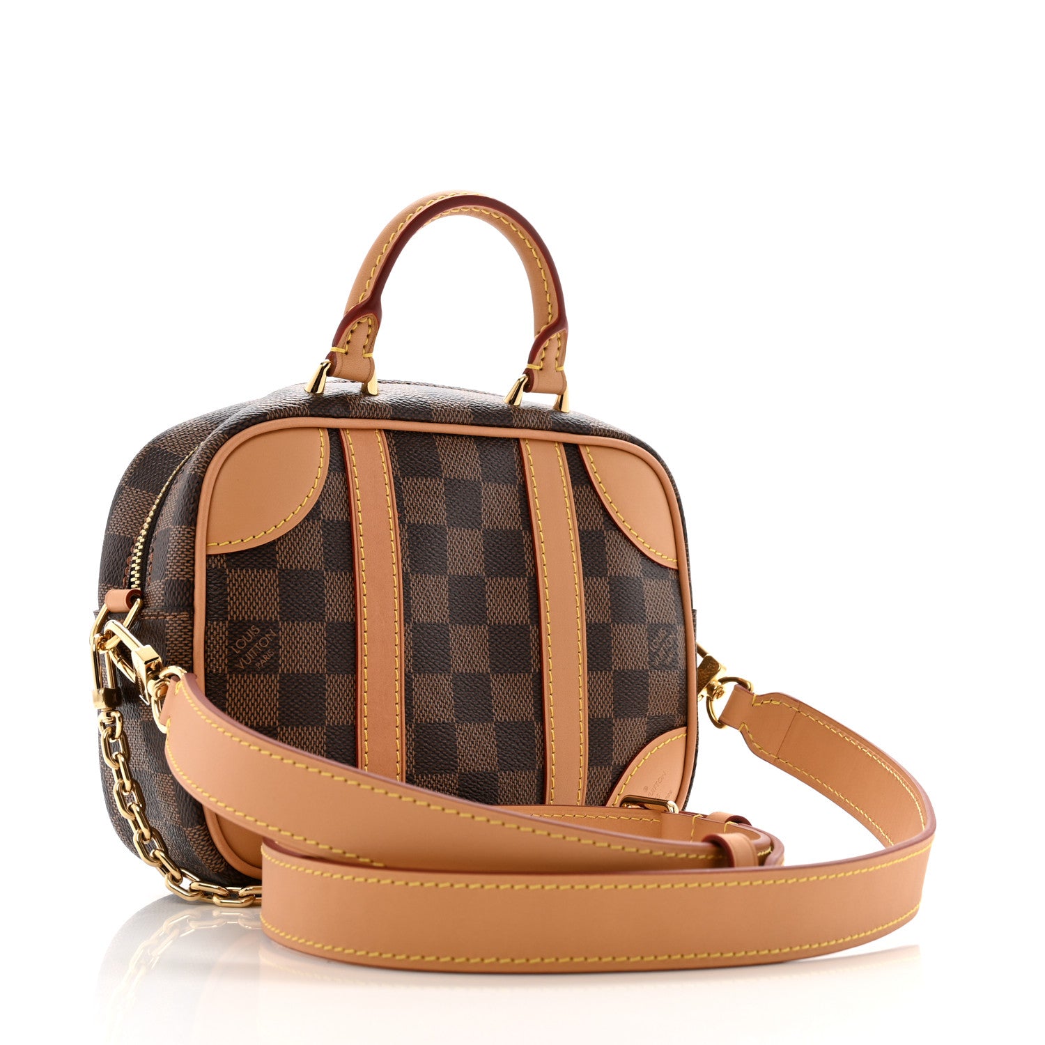Louis Vuitton Damier Ebene Valisette Souple BB 3 of 9