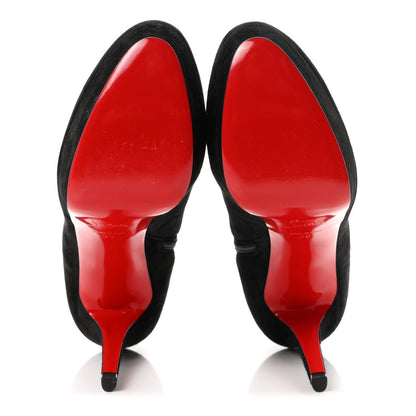 Christian Louboutin Veau Velours Bianca 120 Ankle Booties 39 Black 6 of 8