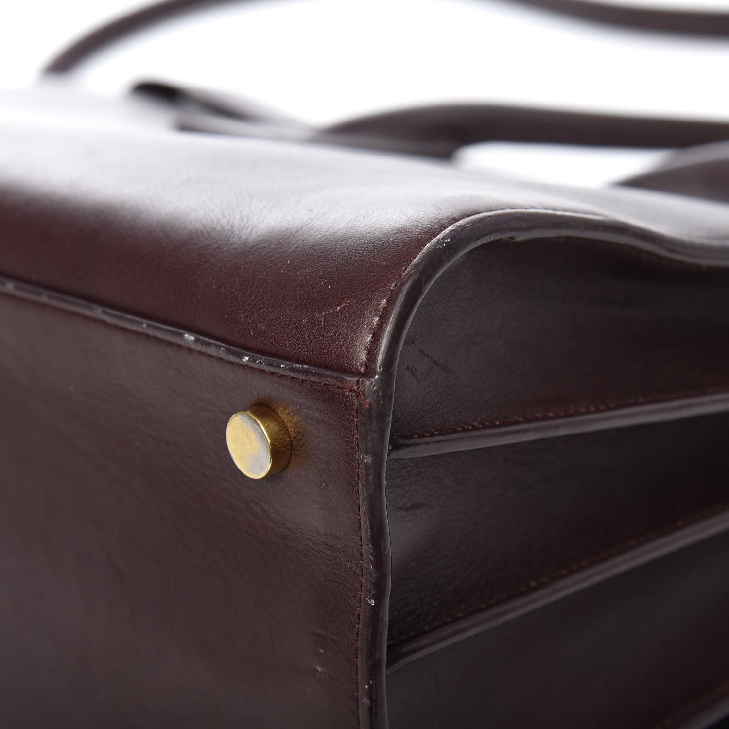 Saint Laurent Calfskin Small Sac De Jour Bordeaux 12 of 14