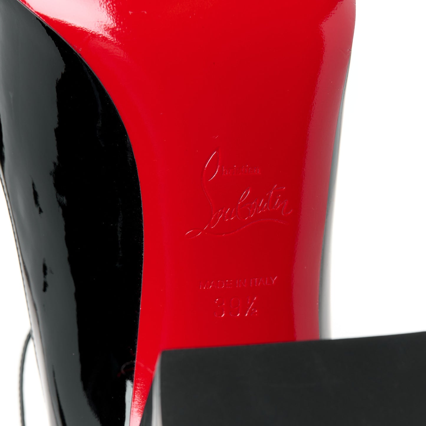 Patent Calfskin So Sab 85 Pumps 39.5 Black