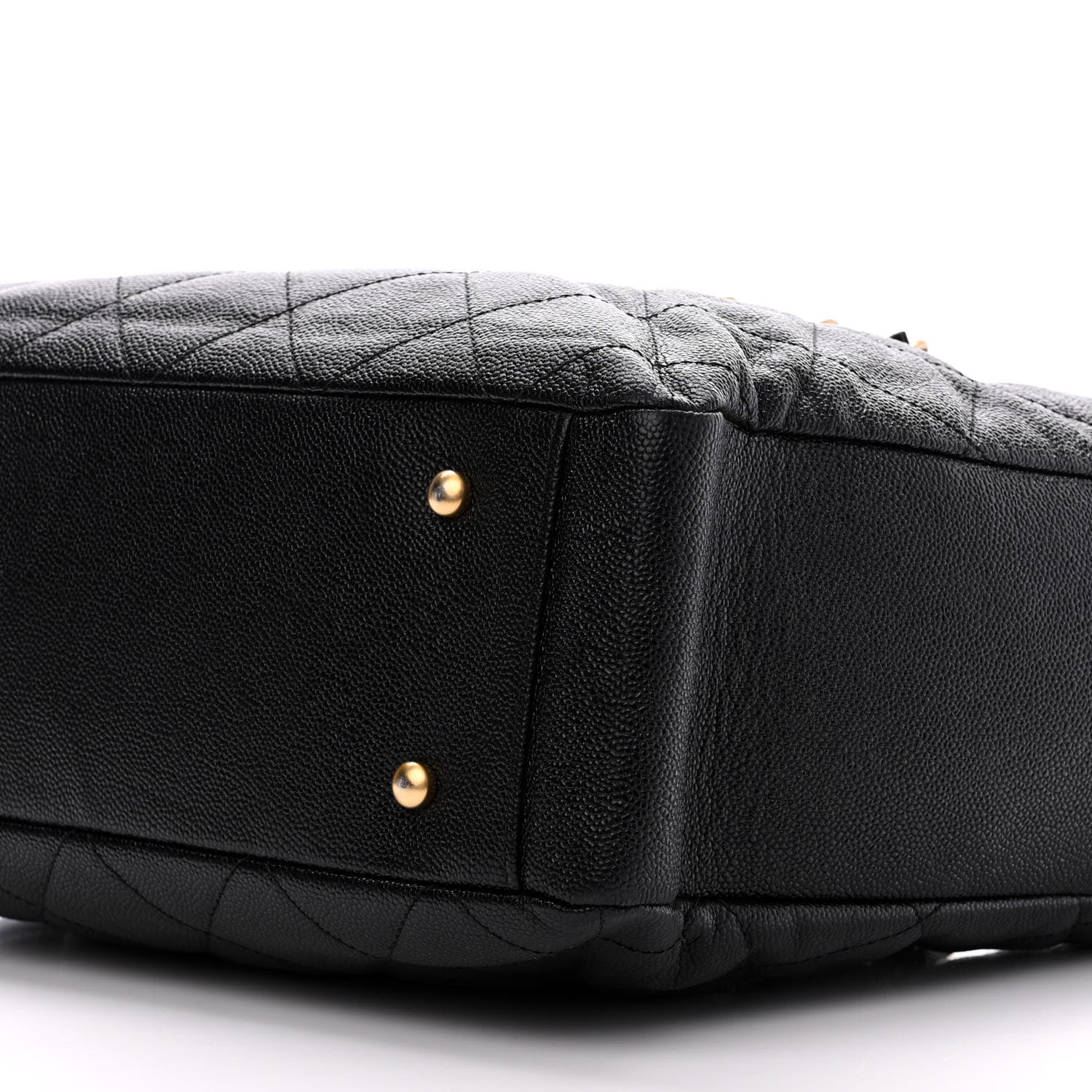 Chanel Caviar Quilted Small Shopping Tote Black 10 of 11