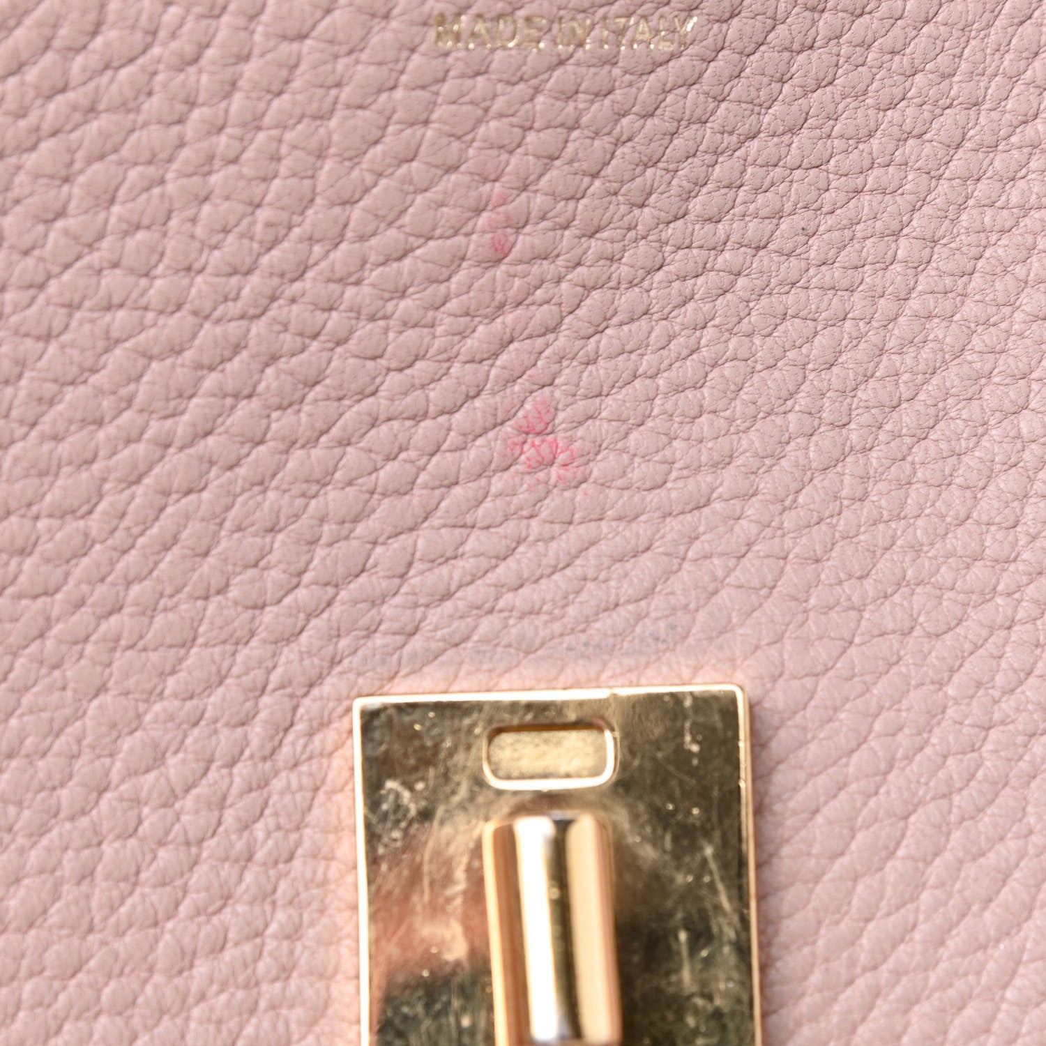 Chloe Grained Lambskin Drew Shoulder Bag Cement Pink 9 of 10