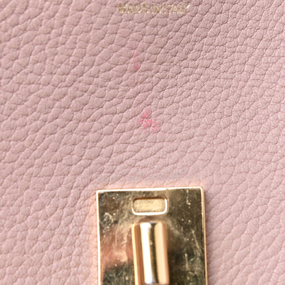 Chloe Grained Lambskin Drew Shoulder Bag Cement Pink 9 of 10