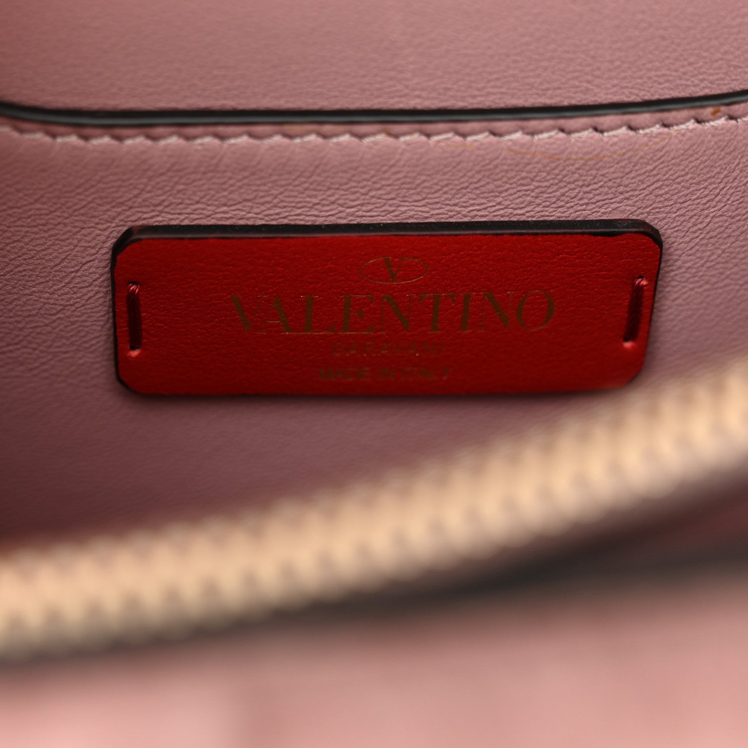 Valentino Garavani Mink Fur Rockstud Shoulder Bag Antique Rose 6 of 10