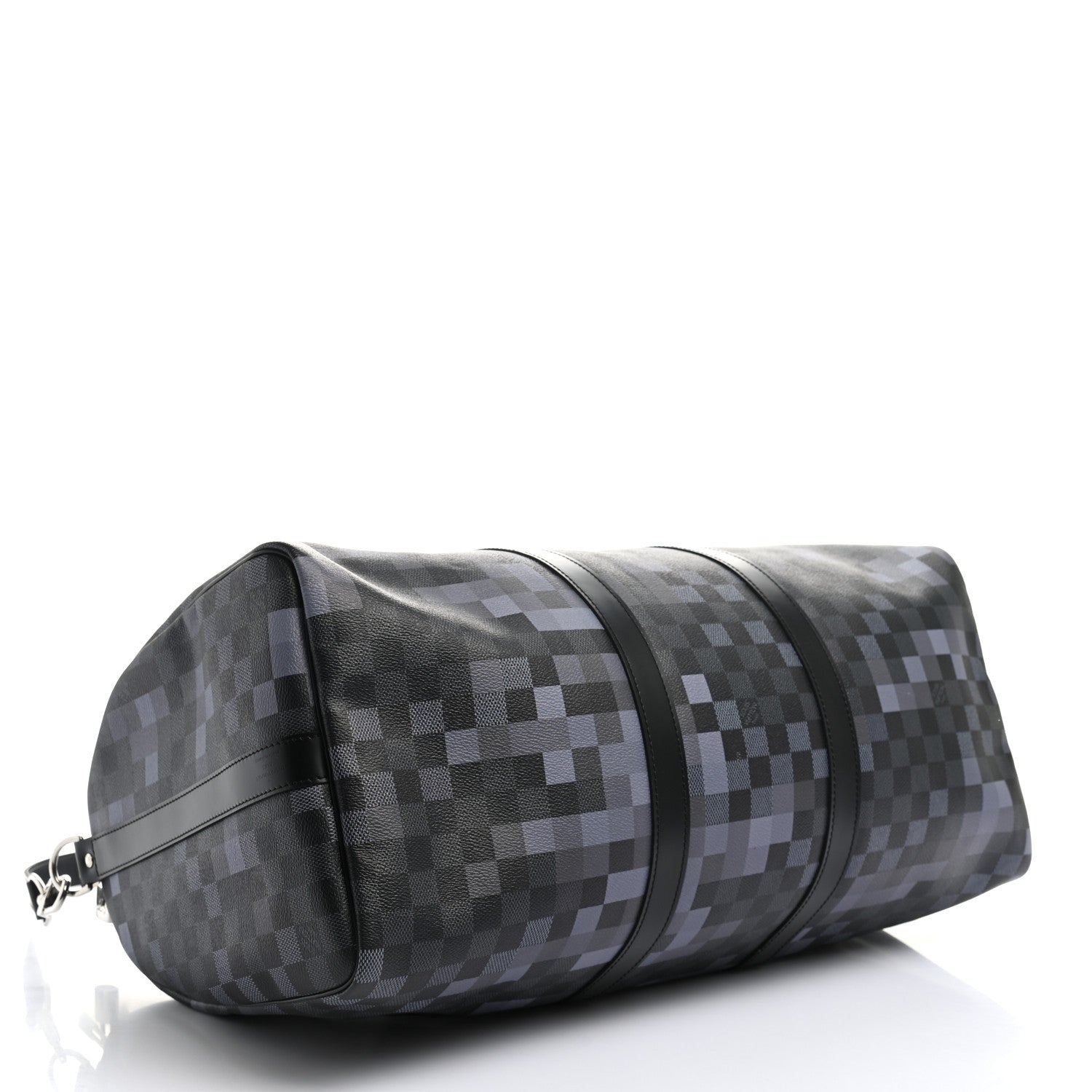 Louis Vuitton Damier Graphite Pixel Keepall Bandouliere 50 Gris 4 of 11