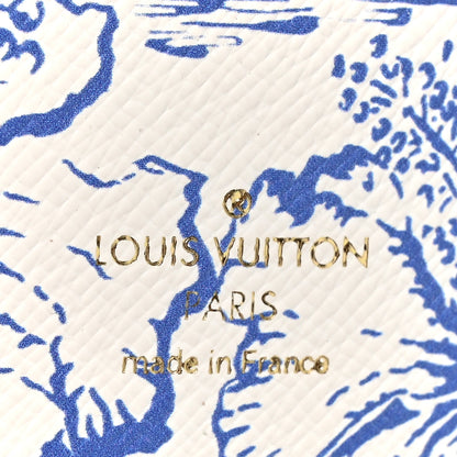 Louis Vuitton Monogram Tiles By The Pool Victorine Wallet Blue Blue 6 of 7