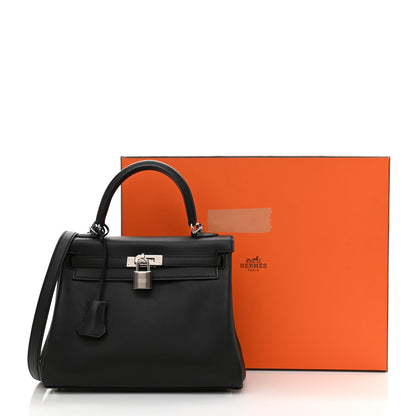 Hermes Swift Kelly Retourne 25 Black 11 of 11