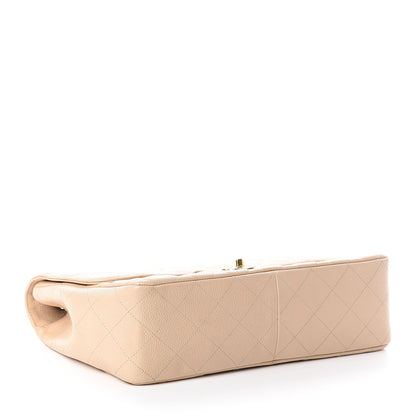 Chanel Caviar Quilted Jumbo Single Flap Beige Clair 3 of 8