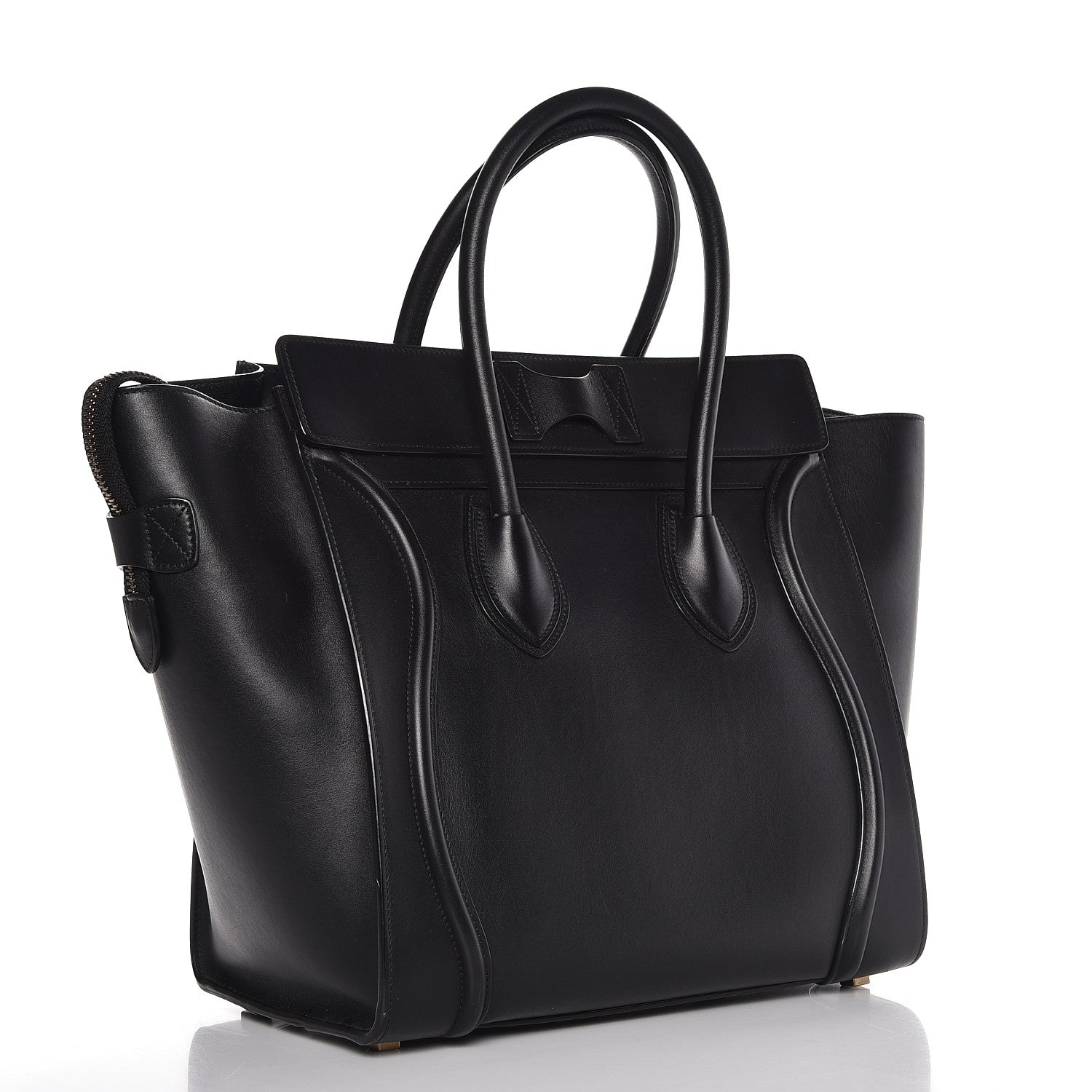 Celine Smooth Calfskin Mini Luggage Black 3 of 14